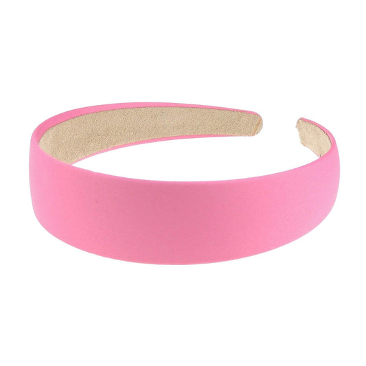 Ladies Men's 3cm Satin Wide Headband Alice Band