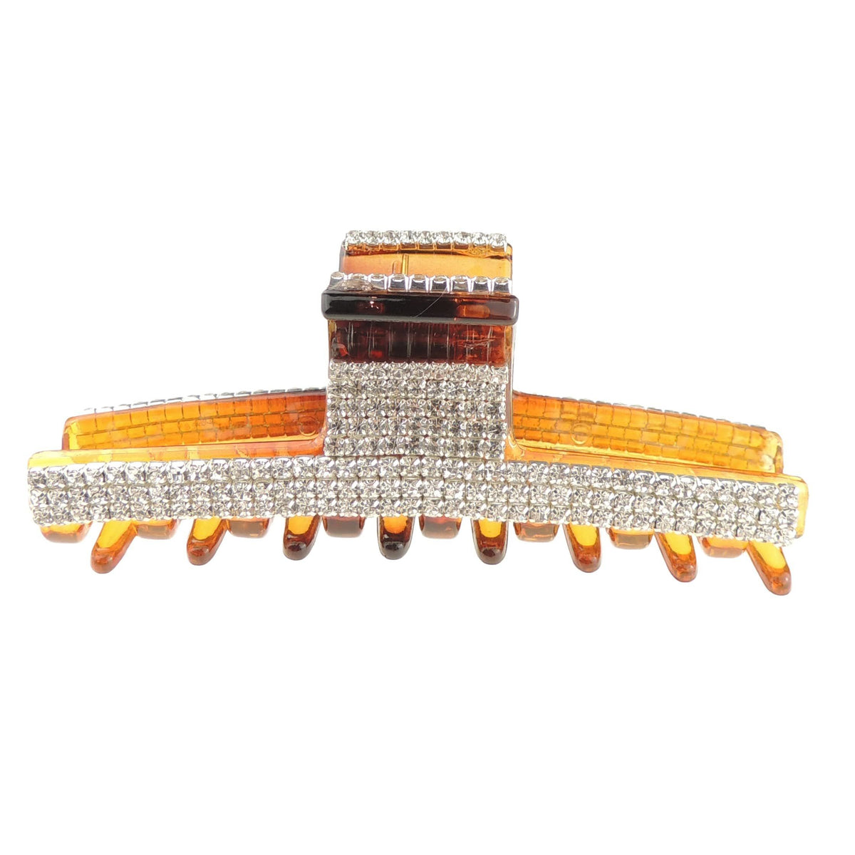 Extra Sparkly Women Girls Crystal Diamante Rhinestone Gems Wave Jaw Clip Octopus Clamp Grip Bridal Wedding Party Styling Fine Thin Hair Accessories Butterfly Claw Straight Line