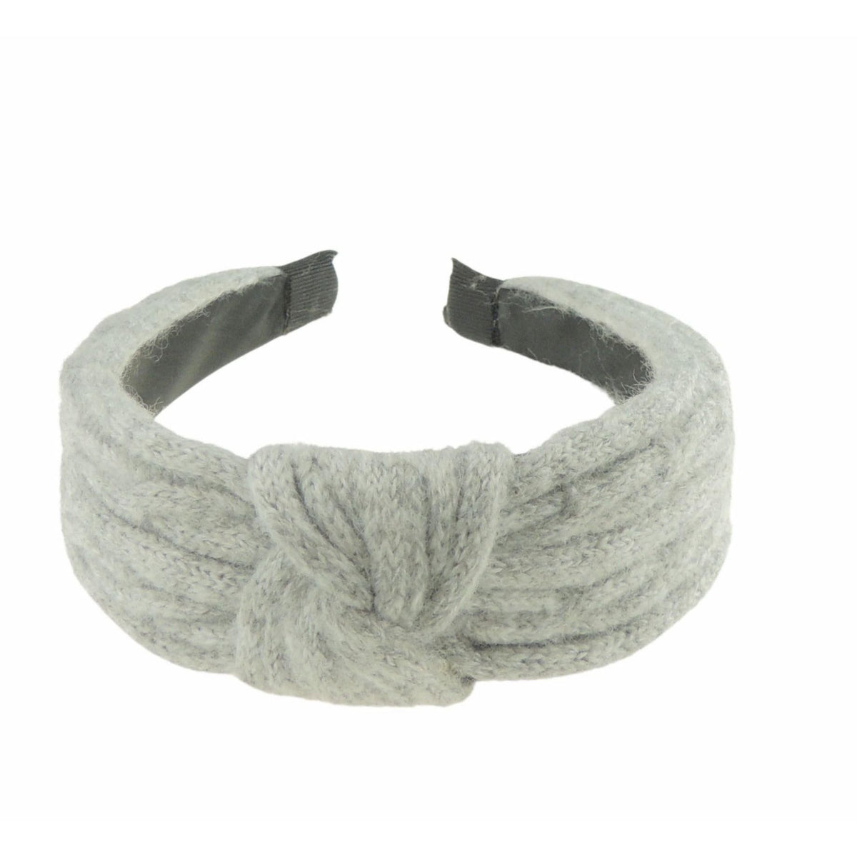 Womens Girls Knot Winter Autumn Knit Knitted Turban Retrol Birthday Party Dance Recital Play Work School Ski Hair Accessories Woolen Hair Headband Alice Band Hairband (Beige)
