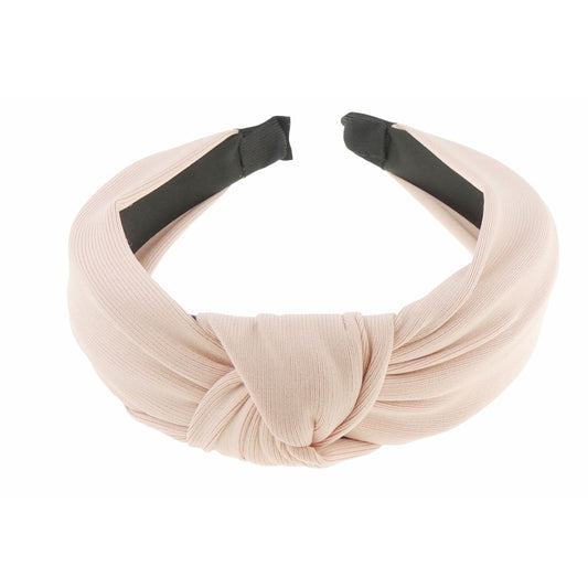 Girls Small Head Ladies Draped Stripe Jersey Soft Knot Headband Alice Band
