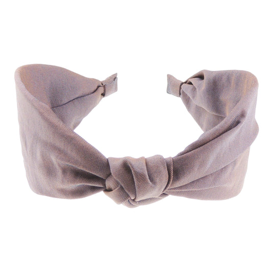 Womens Matte Satin Top Knot Knotted Twist Twisted Turban Wide Thick Fashion Formal Boho Vintage Headband Alice Band Hair Accessories Hairband For Christmas Birthday Wedding Guest Bridesmaid Party