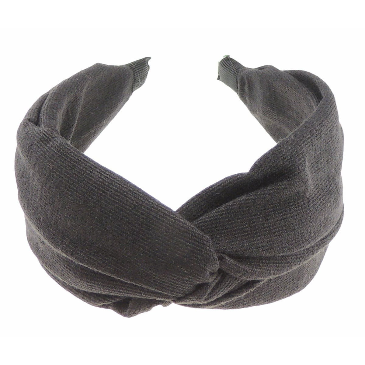 Womens Evening Fancy Knot Twist Twisted Turban Wide Thick Formal Boho Vintage Headband Alice Band Hair Accessories Hairband Christmas Wedding Bridesmaid Party Stripe Black